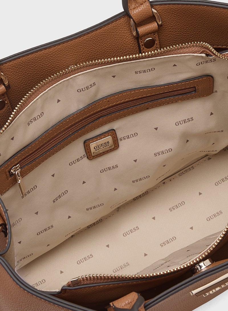 GUESS Meridian II Girlfriend Satchel  - Image 5