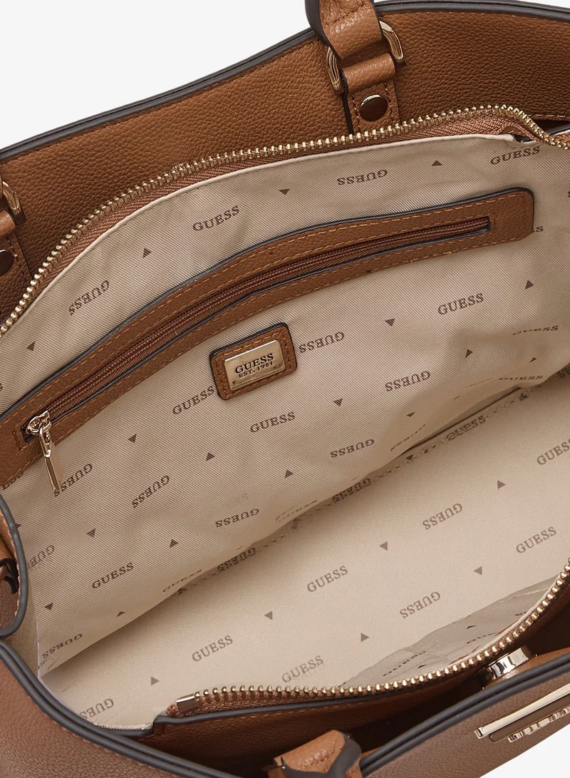 GUESS  Meridian II Girlfriend Satchel for Women | Best Price UAE