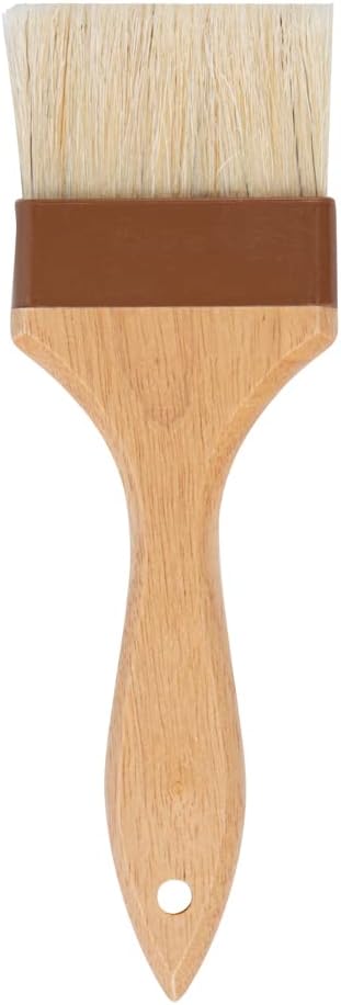 Restaurantware Pastry Tek 3 Inch Wide Buttering Brush 1 Boar Bristle Pastry Brush  Hardwood Handle BuiltIn Hanging Hole Wood Basting Brush Sturdy Ferrule For Glazing And Basting - Image 2
