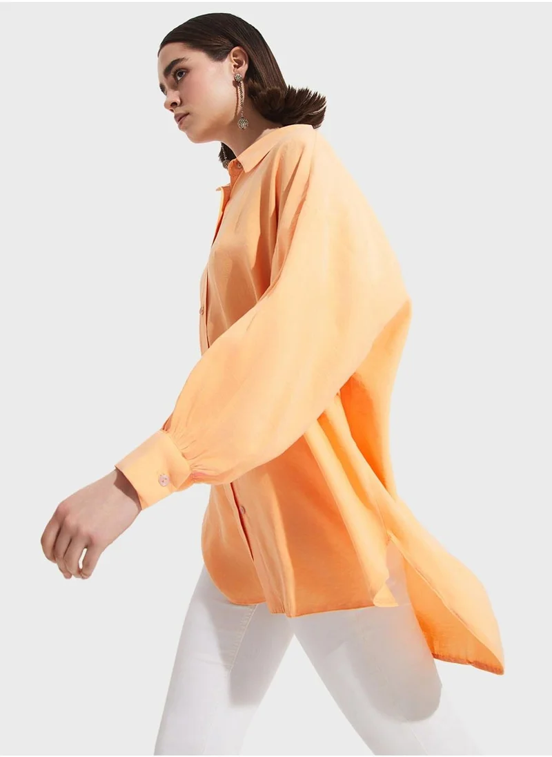 جون Tensel  Button Down Shirt