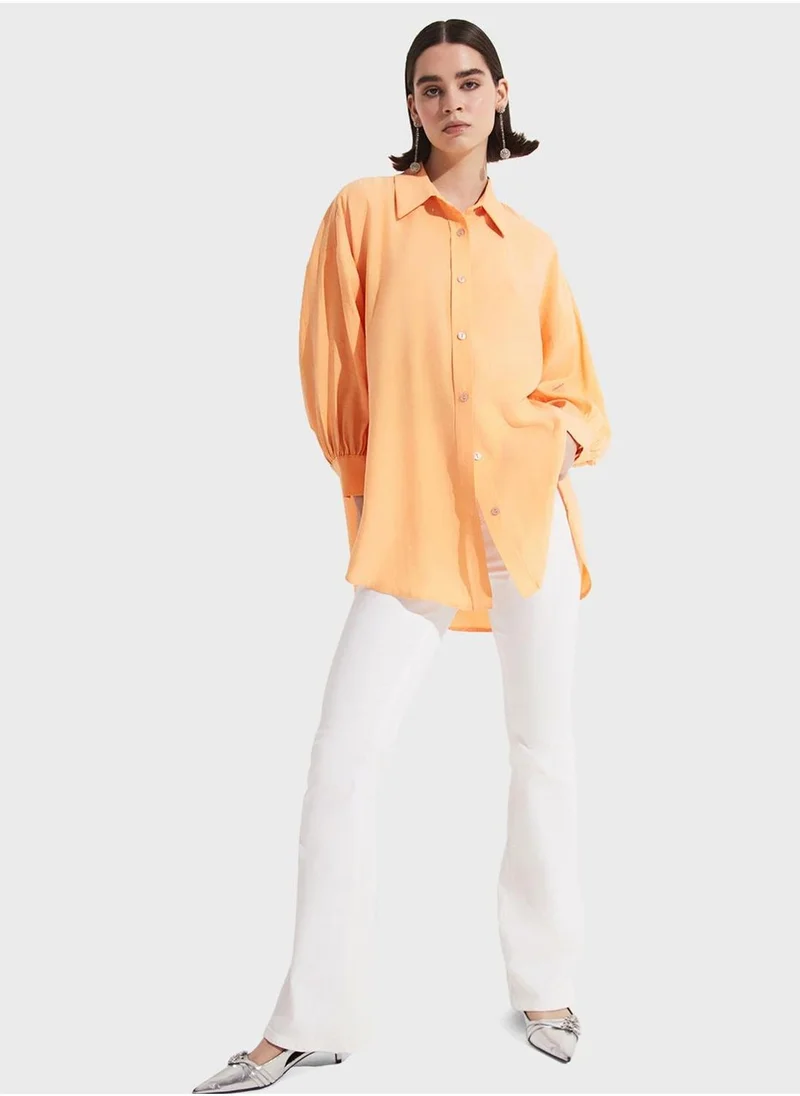 جون Tensel  Button Down Shirt