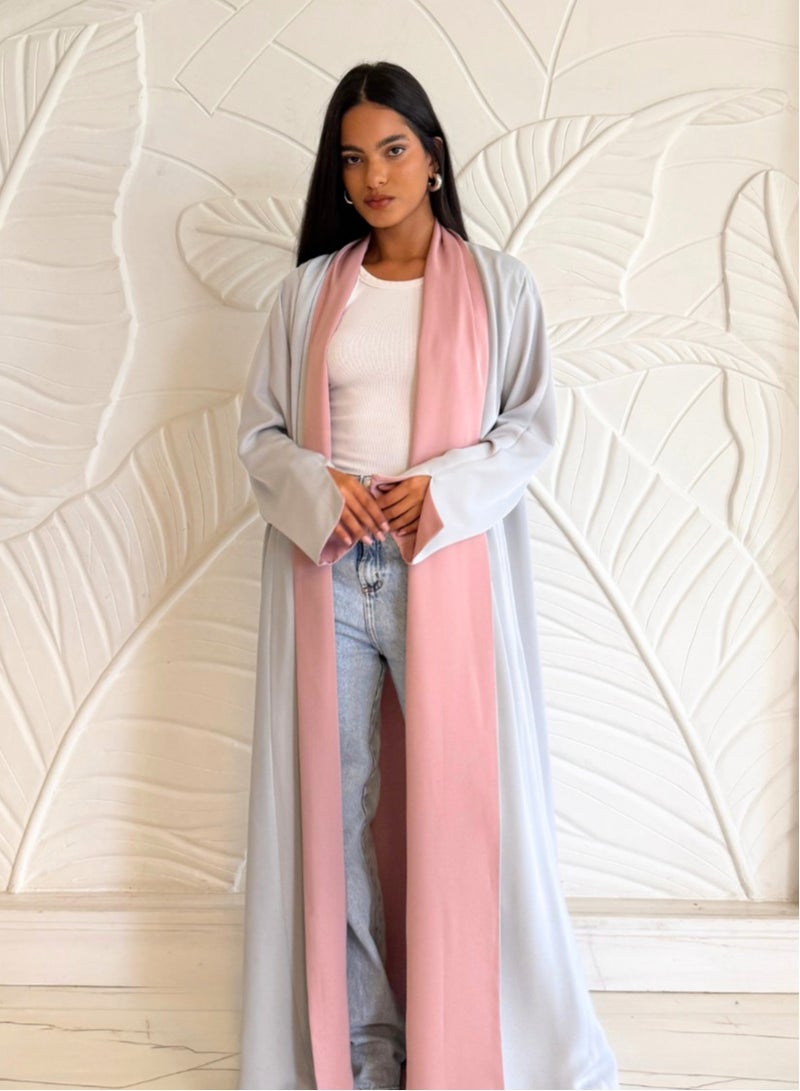 JAMEELA Reversible Two-Tone Abaya - Image 1