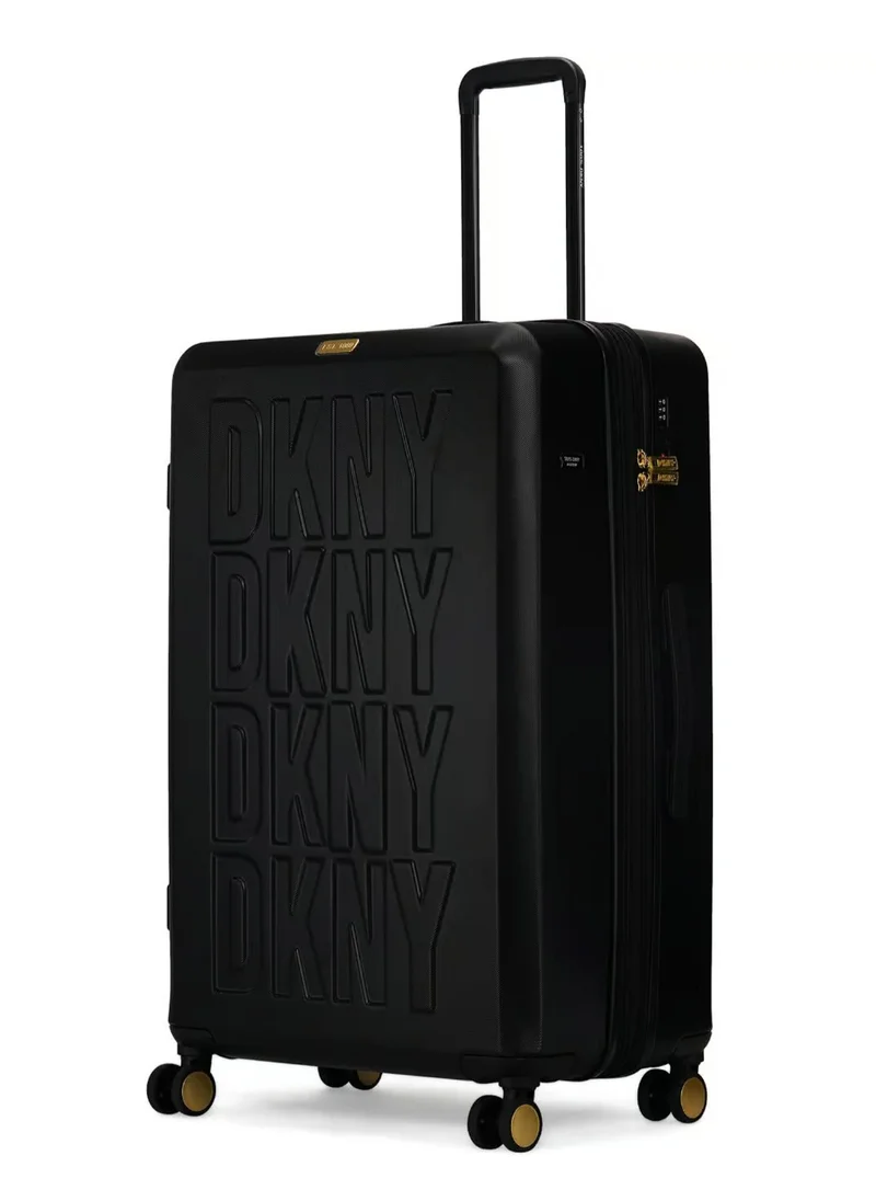 DKNY ECHO Hardside Luggage on Wheels for Unisex | Ultra Lightweight ABS on with Spinner Wheels 4 Color Black