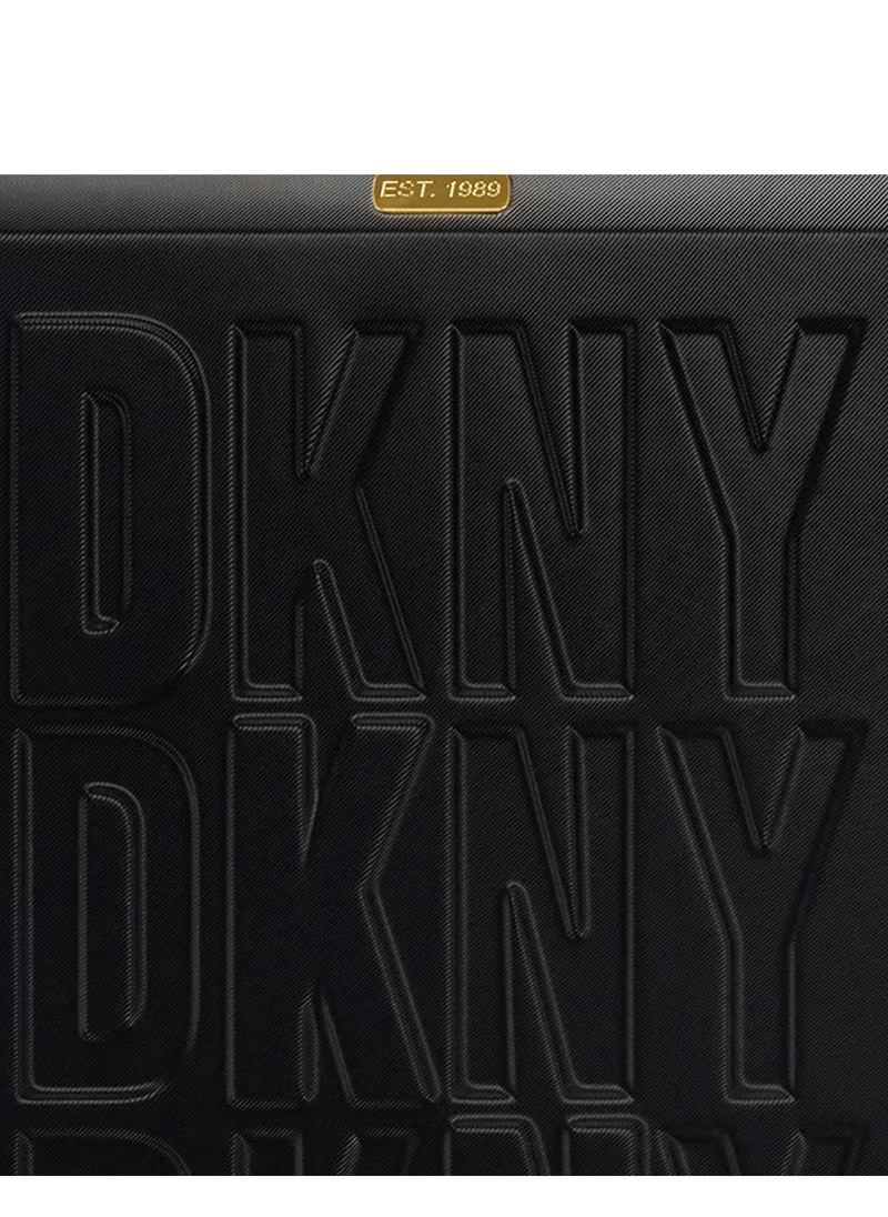 DKNY ECHO Hardside Luggage on Wheels for Unisex | Ultra Lightweight ABS on with Spinner Wheels 4 Color Black