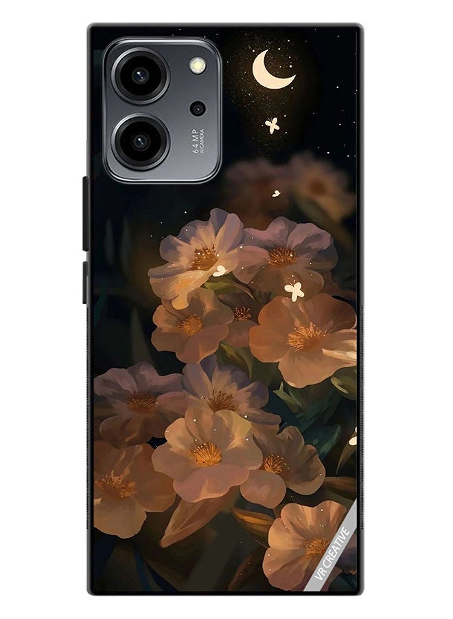 VR CREATIVE Protective Case Cover For Honor 80 SE Flower With Butterfly Design Multicolour - Image 1