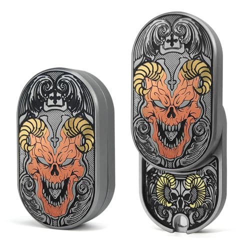 HIDEDC Devil Fidget Slider Stainless Steel EDC Fidget Toys Adults Executive Desk Toy for Keep Focus  Stress Anxiety Relief Best Gadgets for Men - Image 1