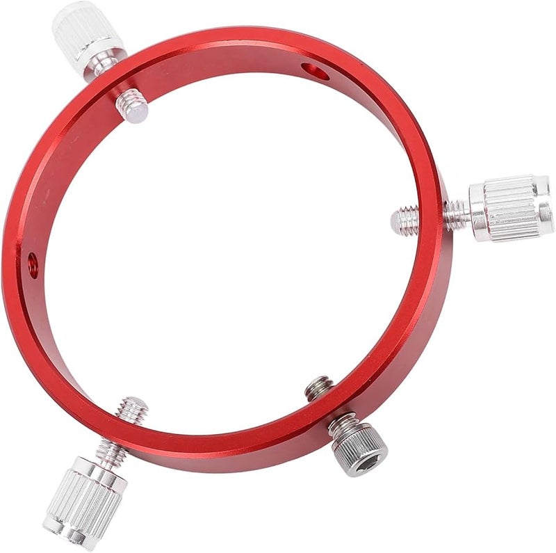 Red Aluminum Finder 80mm Guiding Enhanced Stabilizer with 6 Holes Compatible for 60 80mm Tube Diameter - Image 4