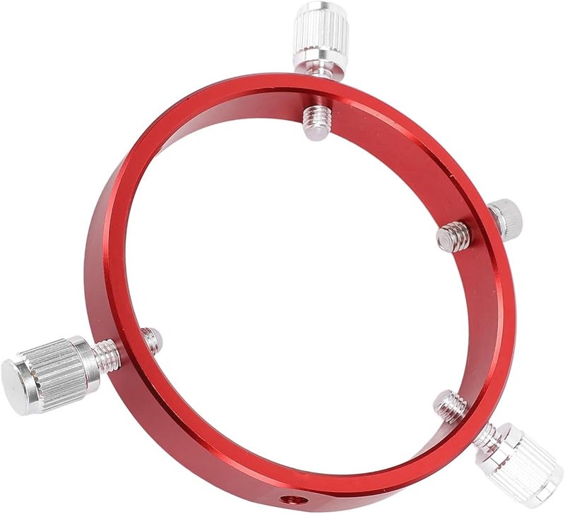Red Aluminum Finder 80mm Guiding Enhanced Stabilizer with 6 Holes Compatible for 60 80mm Tube Diameter - Image 5