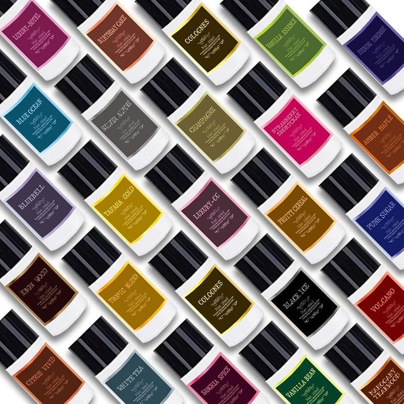 Shonoppy Car Air Freshener Refill Cologne Aromatherapy Oil 20 PCS, Eessential Oils Mixed Fragrance Set for Car Diffusers (No Diffuser Included) - Image 3