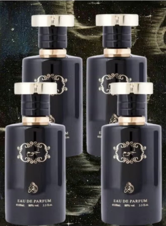 الفخر 4 قطع عطر نجوم 100مل - Image 1
