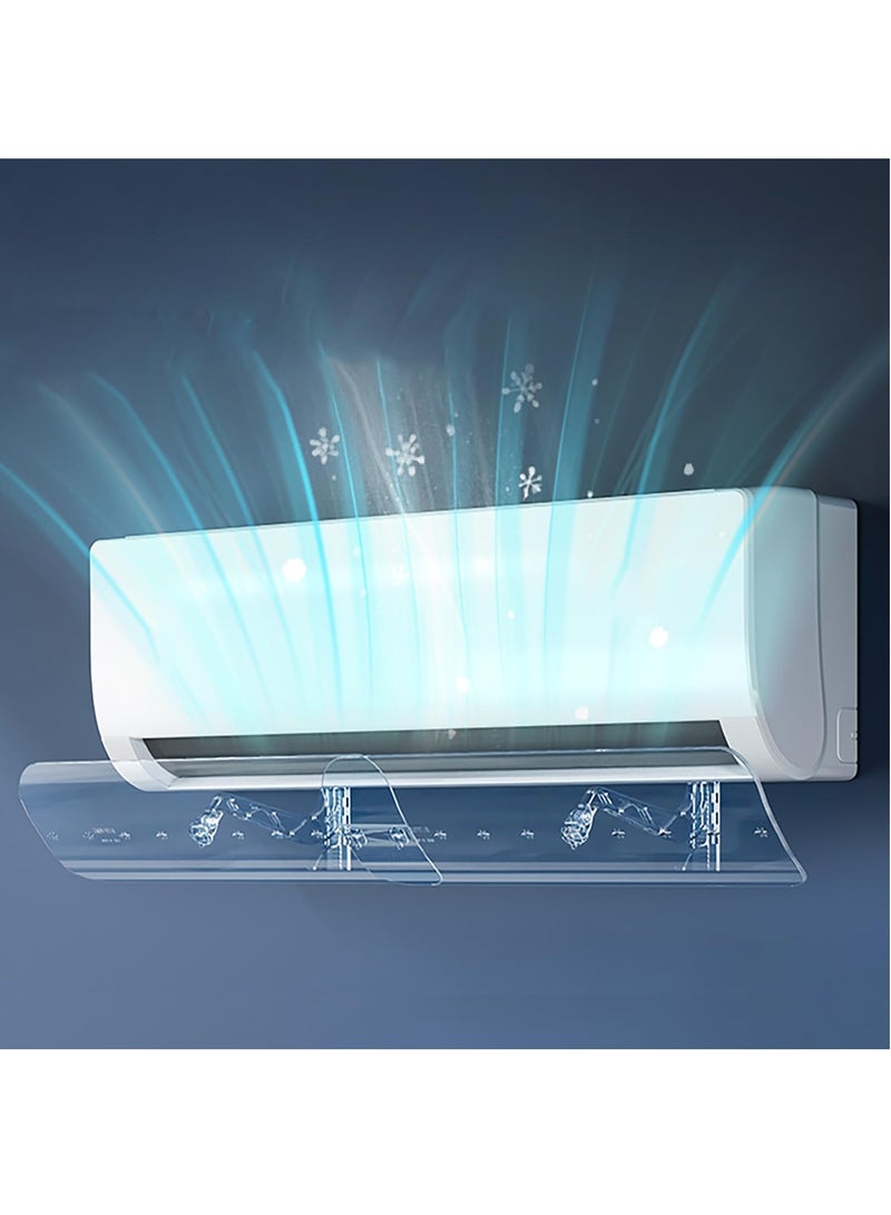 Air Conditioner Air Deflector, Adjustable Ac Air Deflector For Split Air Conditioners. Enhanced Cooling And Heating Circulation.Adjustable Length for Air Conditioning - Image 1