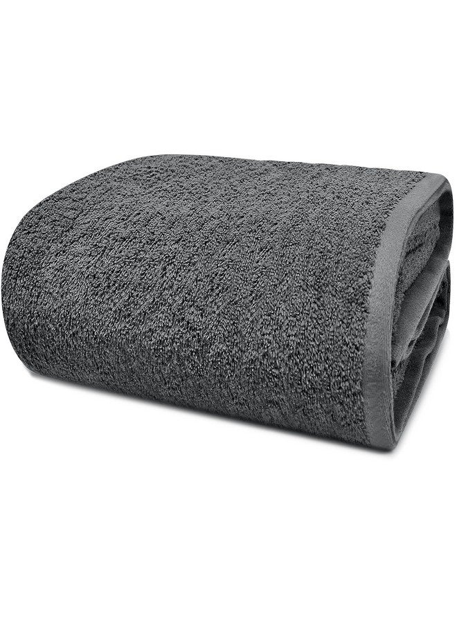 DAN RIVER 100% Cotton Premium Bath Sheets - 550 GSM (40x80 Inches) Highly Absorbent and Quick Dry Extra Large Luxury Bath Towels - Super Soft Towels for Bathroom, Hotel, Grey Pack of 1 - Image 1