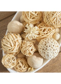 Home Box Miley Natural Dried Ball Mix 10 x 20 x 10 cm  - Image 2