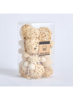 Home Box Miley Natural Dried Ball Mix 10 x 20 x 10 cm  - Image 4