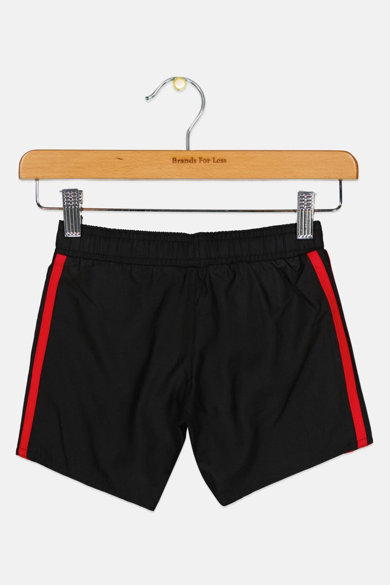 Adidas x Marvel Toddlers Boy Brand Logo Outdoor Shorts, Black - Image 2