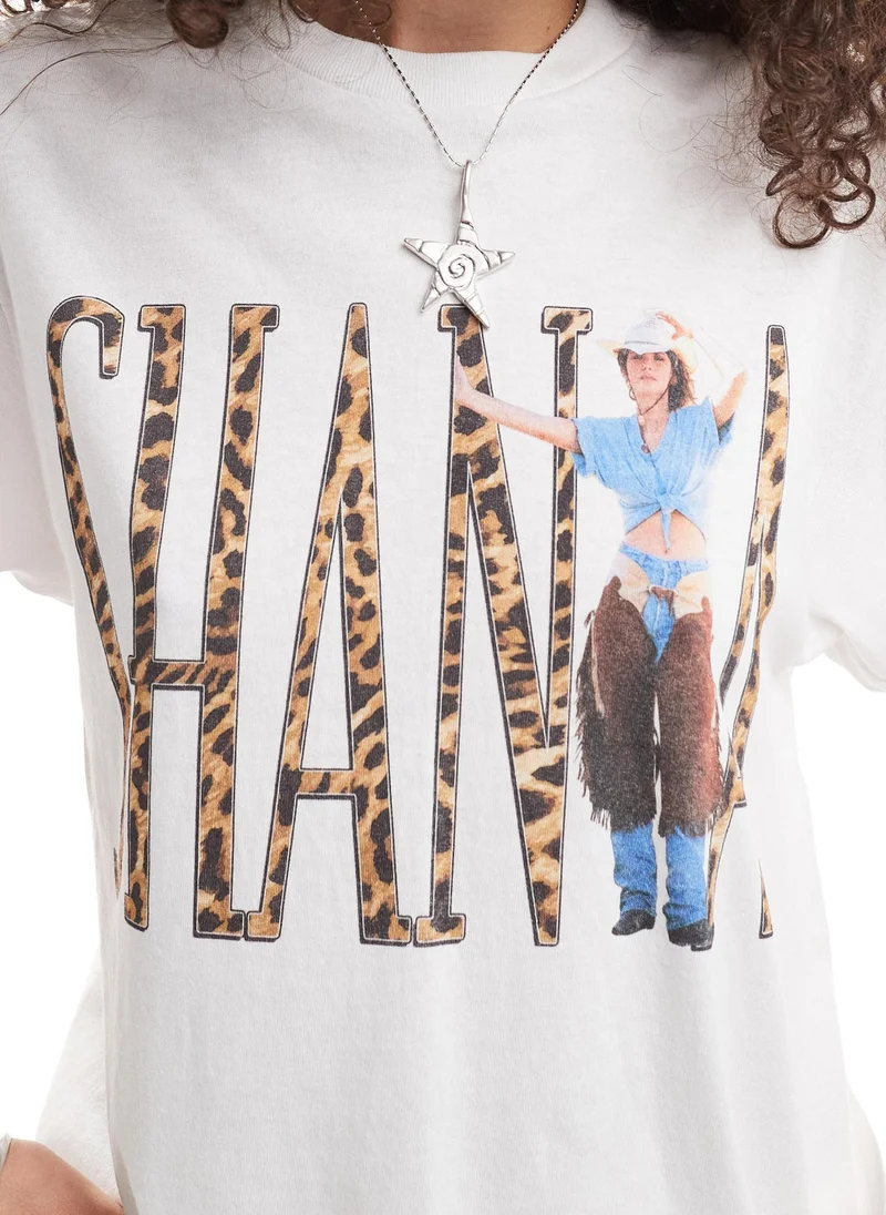 Reclaimed Vintage Reclaimed Vintage unisex Shania Twain licensed t-s