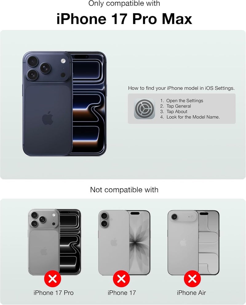 OpenTech ® Privacy Military-Grade Tempered Glass Screen Protector Compatible for iPhone 17 Pro Max with Edge to Edge Coverage - Anti Spy, Case Friendly and Bubble free installation kit (6.9 Inches) - Image 2