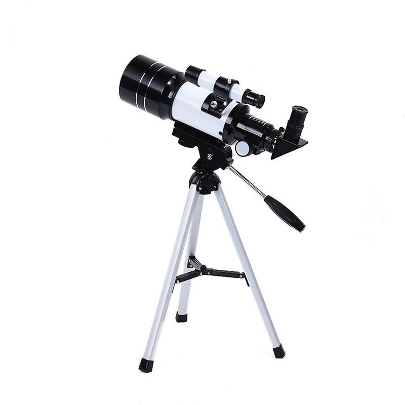 Telescope: 30X Magnification Aluminum Alloy Body - Stable Tripod Support, Removable Design for Easy Storage, Zenith Telescope for Kids' Astronomical Observation & Scientific Interest Cultivation - Image 2