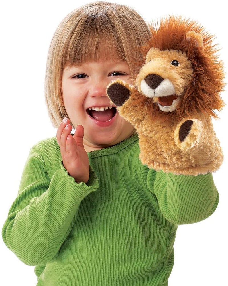 Folkmanis Little Lion Hand Puppet - Plush Toy for Imaginative Play - Image 4