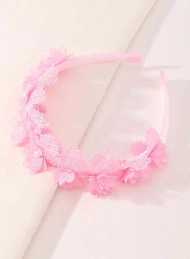 Take Two Solid Flower Applique Headband