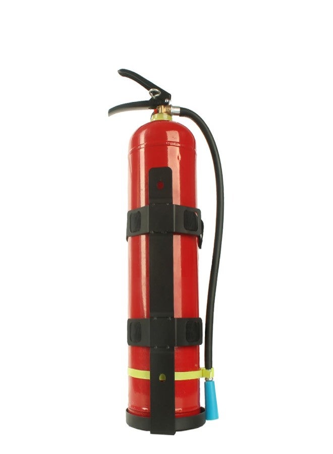MANNIFEN Fire Extinguisher Mount,Steel Wall Hanging Bracket,Fire Extinguisher Holder for Home, Car, RV, Truck, for 5-Pound Fire Extinguisher,Black Powder Coating - Image 4