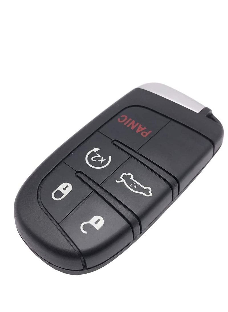 althiqahkey Replacement Keyless Entry Key FOB Cover Case fit Dodge Charger Challenger Jeep Grand Cherokee Compass Renegade Patriot Grand Comander Chrysler 300 Key Fob - Image 3