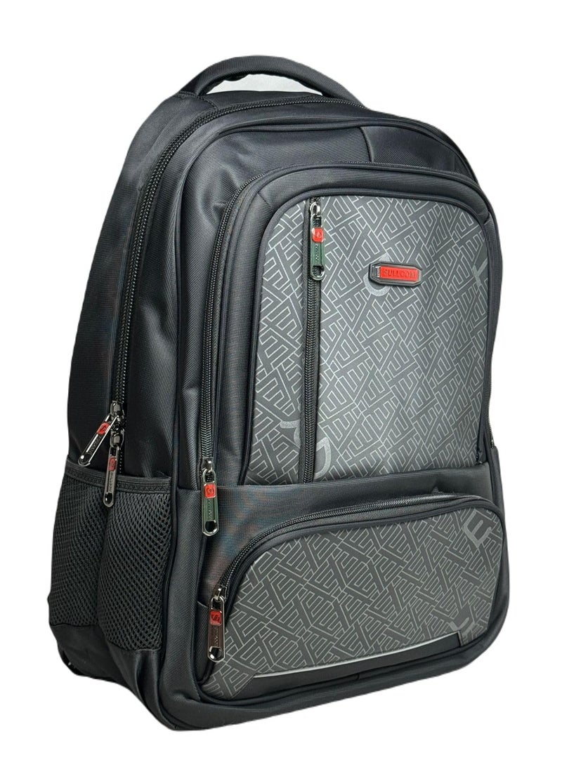 QSHOP SULLCOM USB Laptop Backpack for Women Men School Backpack for Girls Teens Boys School Bag Business Backpack (46 * 33 * 15cm) 5 Assorted Pockets  - Image 1