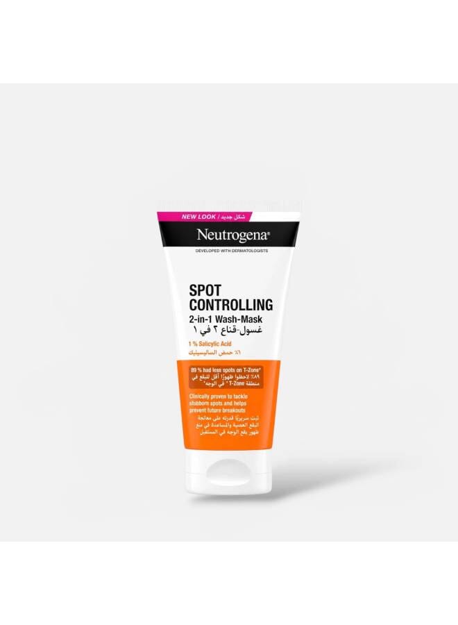 Neutrogena Spot Controlling 2-in-1 Wash-Mask Multicolour 150ml - Image 1