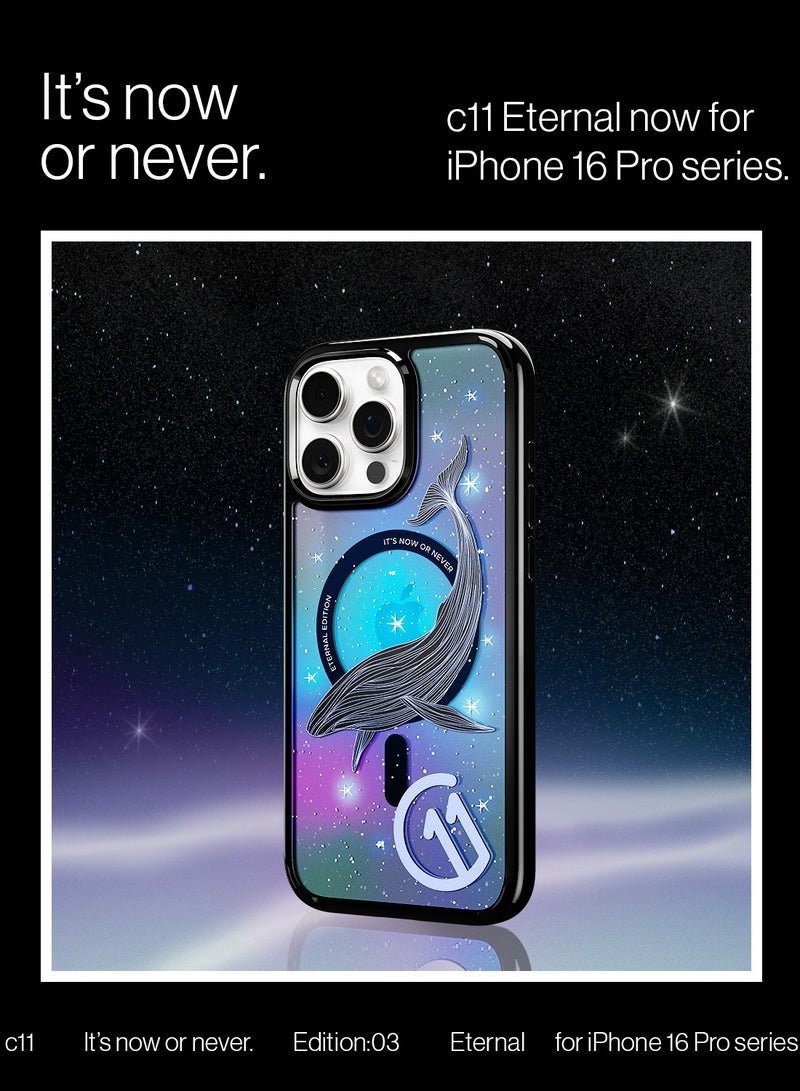 Spigen Ultra Hybrid T MagFit for iPhone 16 PRO Case Cover [Camera Control Button Cover] with MagSafe [3D Spatial Effect with Hexa-Layer Print] - C11 Eternal - Image 2