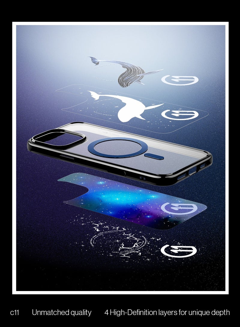 Spigen Ultra Hybrid T MagFit for iPhone 16 PRO Case Cover [Camera Control Button Cover] with MagSafe [3D Spatial Effect with Hexa-Layer Print] - C11 Eternal - Image 4