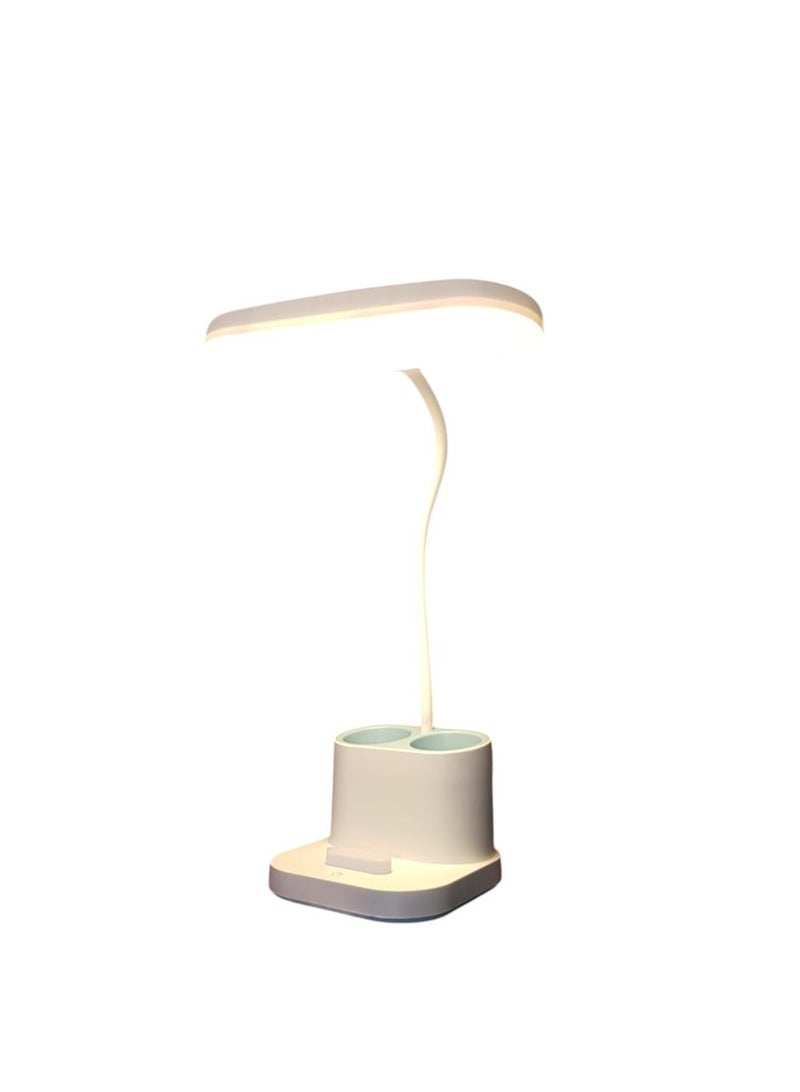 مصباح مكتب LED متعدد الاستخدامات 4 في 1 (أبيض وأزرق) - Image 3