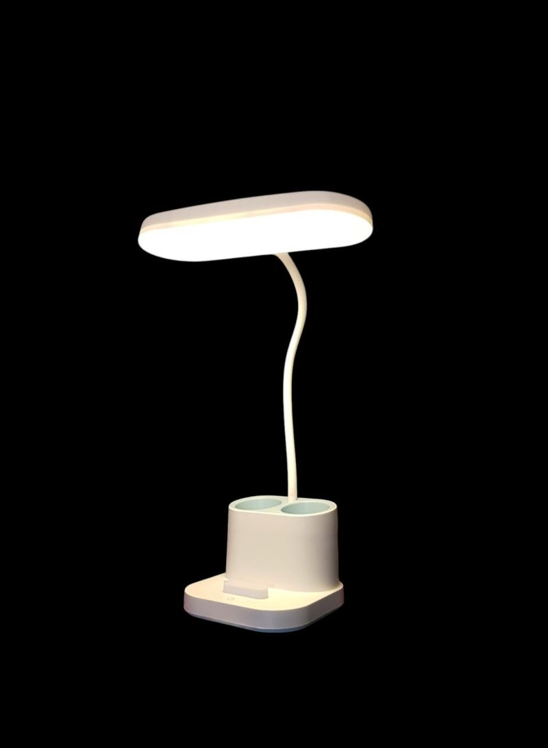 مصباح مكتب LED متعدد الاستخدامات 4 في 1 (أبيض وأزرق) - Image 4