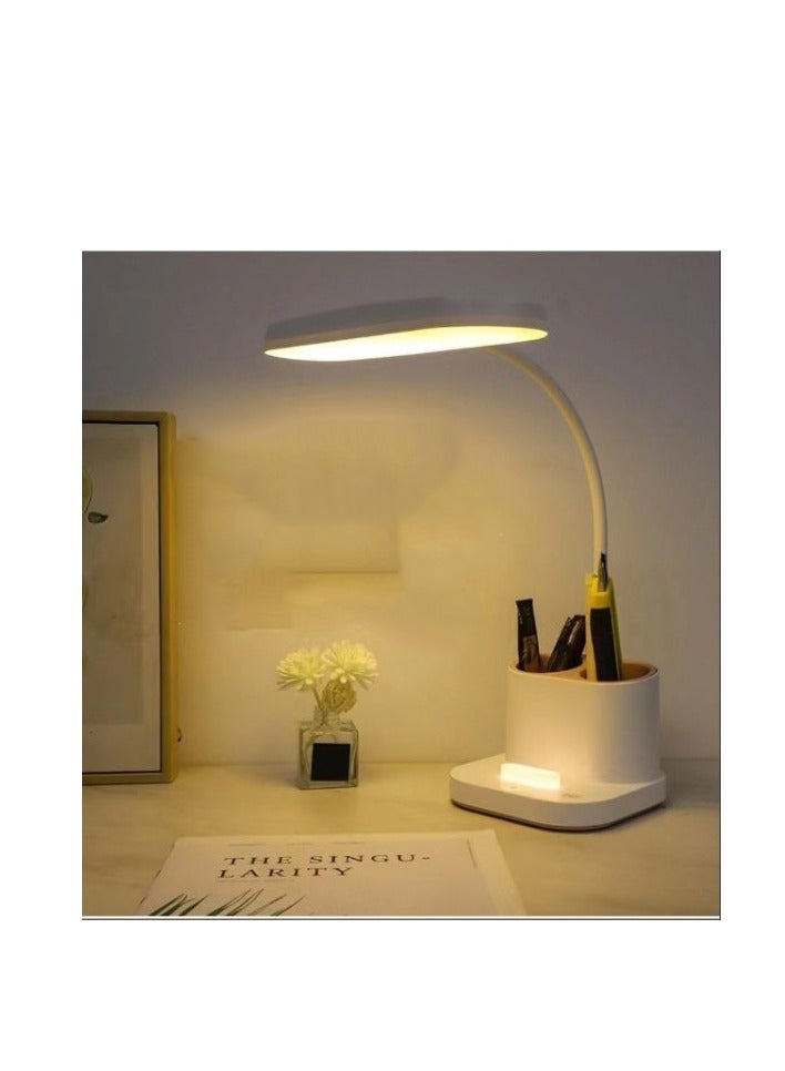 مصباح مكتب LED متعدد الاستخدامات 4 في 1 (أبيض وأزرق) - Image 5