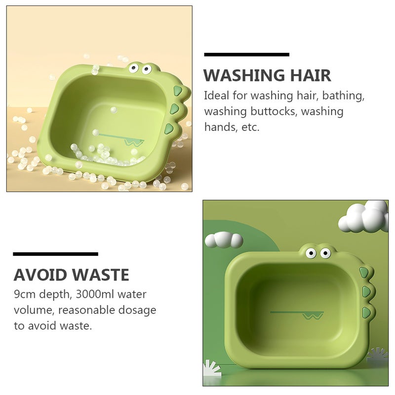 2 pcs Portable Children Washbasin Infant Household Wash Basins Large Footbath - Image 3