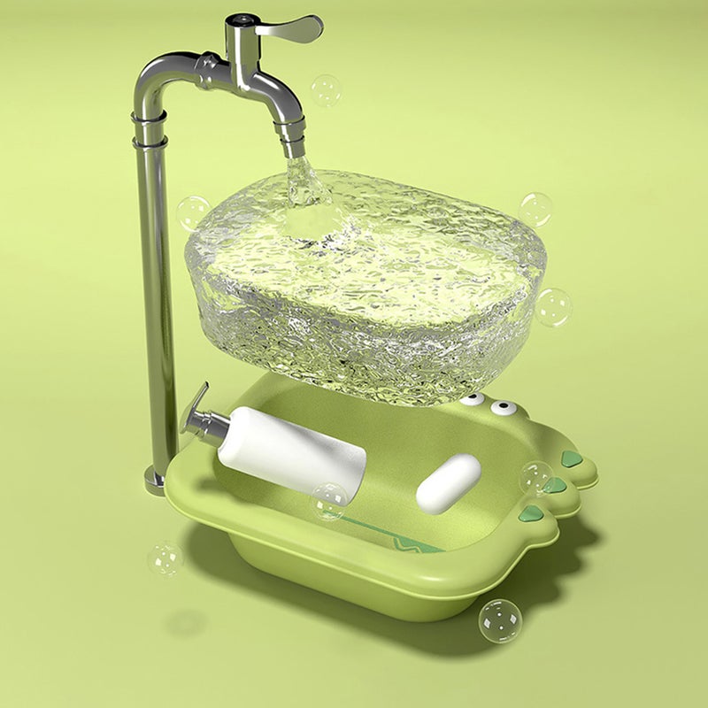 2 pcs Portable Children Washbasin Infant Household Wash Basins Large Footbath - Image 4