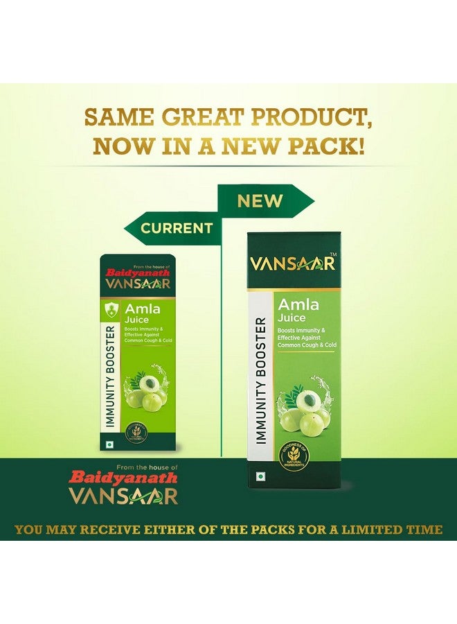 Vansaar Ayurvedic Tangy Amla Juice - 1L | 100% Cold Pressed Wild Amlas Rich In Vitamin C Sourced from Pratapgarh | Farm to Bottle in 12 Hours | 75 Pure Amlas for Hair Growth & Detoxification - Image 2