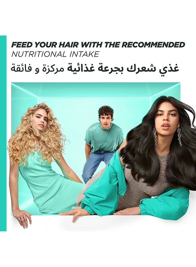 غارنييه ماسك غذاء الشعر بالصبار 3 في 1 للشعر العادي + منشفة - Image 2