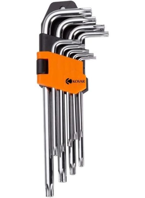 Kovar 9-Piece Flat Point Hex Wrench Set