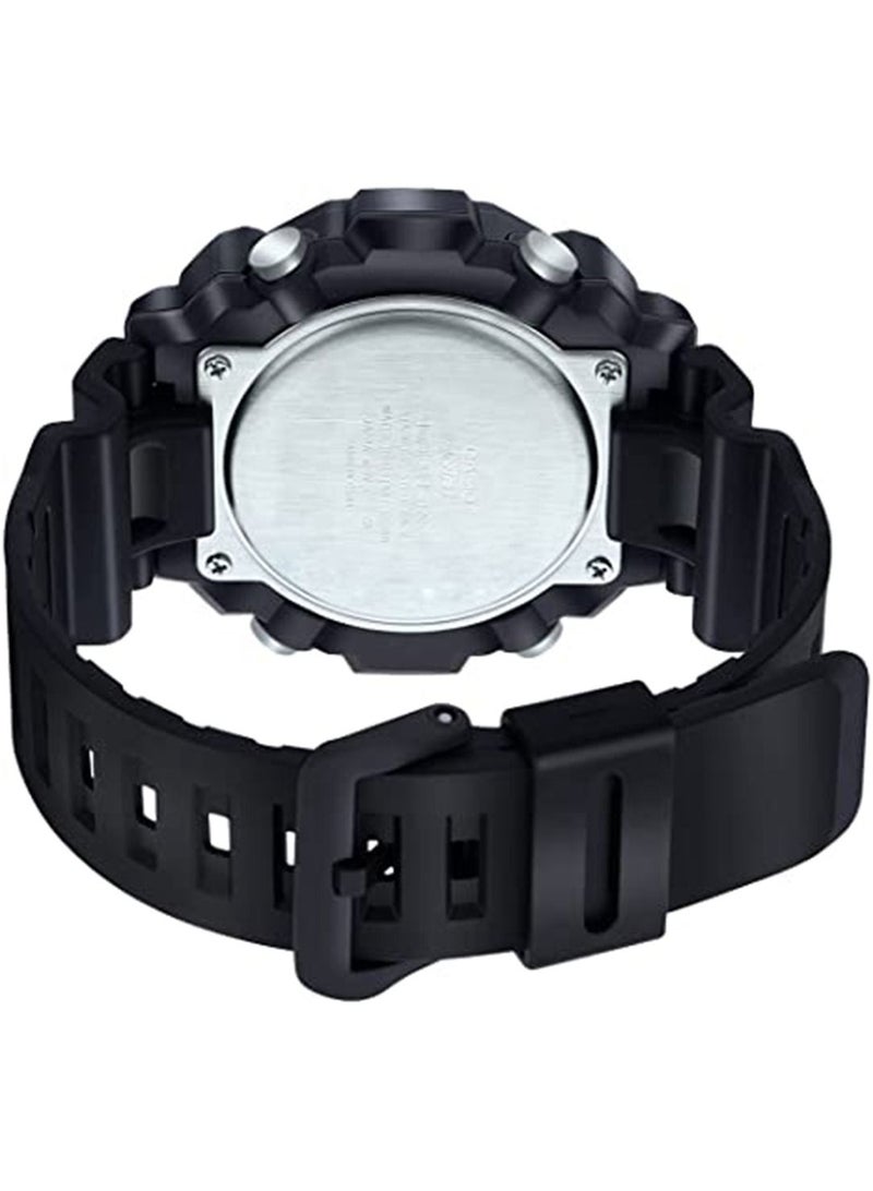 CASIO Men's Digital Analog Black Dial Resin Band Watch AEQ-120W-9AVDF - Image 3