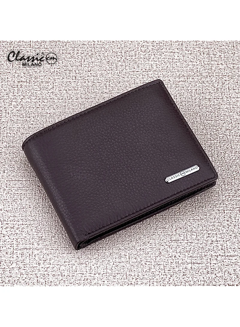 Classic Milano Classic Milano Genuine Leather Wallet for Men – Slim Bifold Men’s Wallet with RFID Blocking, Multiple Card Slots – Stylish Mens Purse Wallets Gift for Husband, Father
