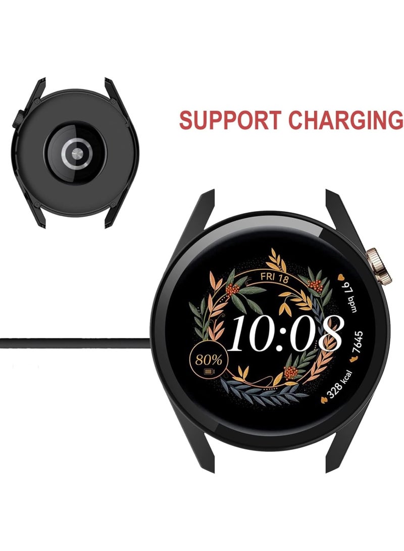 SOLARAE Case for Huawei Watch GT 3 42mm, 2Pack All-around Ultra Thin Anti-Scratch Bumper, Anti Scratch Tempered glass with watch case protector(2 Colors) - Image 4