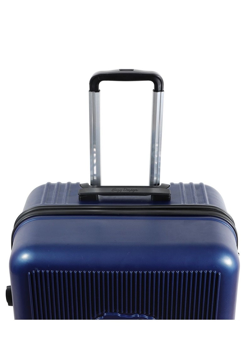 Biggdesign Biggdesign Lightweight Ocean Design Carry On Luggage with Spinner Wheel and Lock System Navy Blue 28-Inch - Image 5