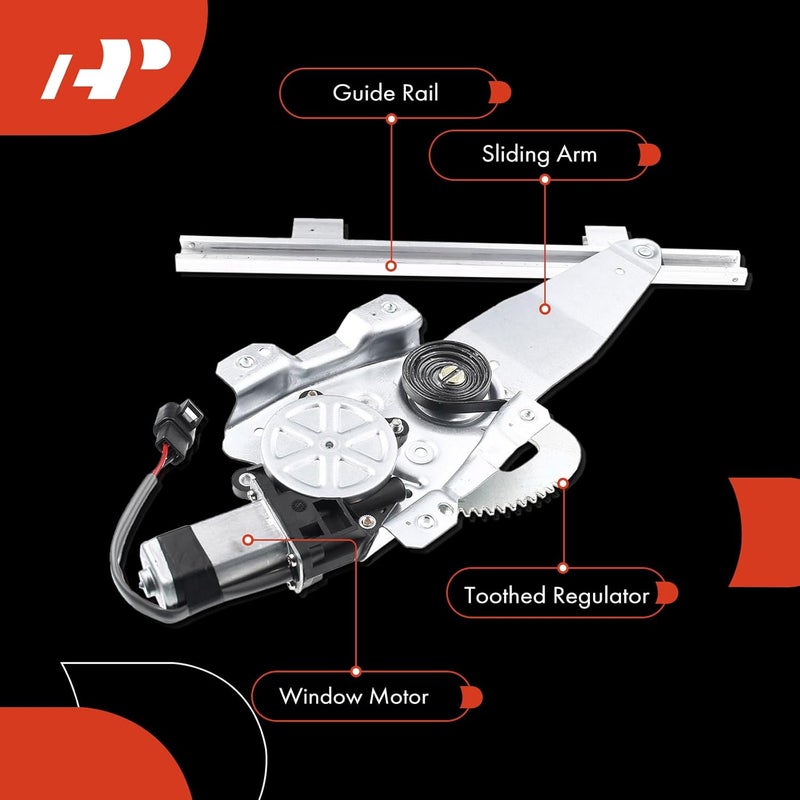 A-Premium Power Window Regulator with Motor for Saturn SL SL1 SL2 1996-2002 SW1 SW2 Rear Right Passenger Side - Image 5