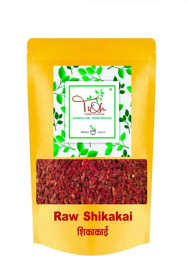 TiQH Natural Care From Nature Organic Whole Dried Sabut Shikakai, Acacia Concinna RAW Form (100) - Image 1