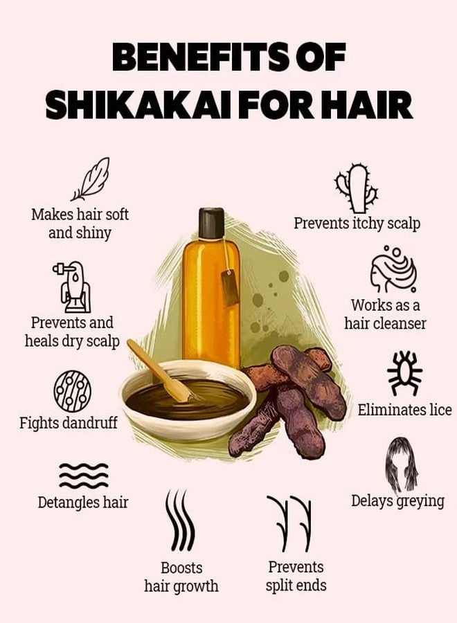 TiQH Natural Care From Nature Organic Whole Dried Sabut Shikakai, Acacia Concinna RAW Form (100) - Image 5