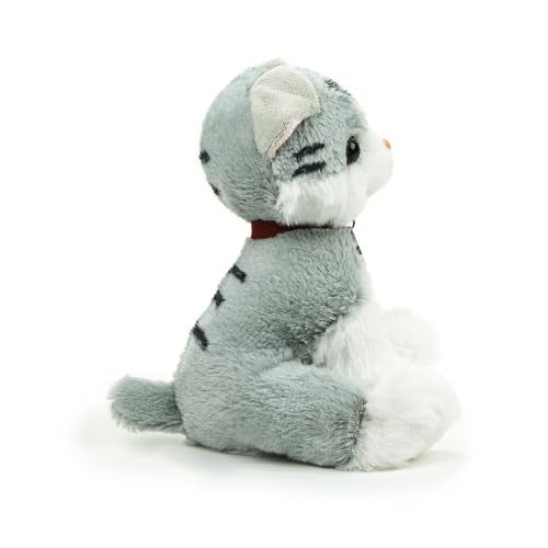 Made By Aliens Adorable Cat Stuffed Animal Plush Toy Premium Quality 8 Inch Soft and Cuddly Kitten with Cute Collar Perfect for Kids Cat Lovers and All Ages Mitty The Tabby Kitty - Image 5