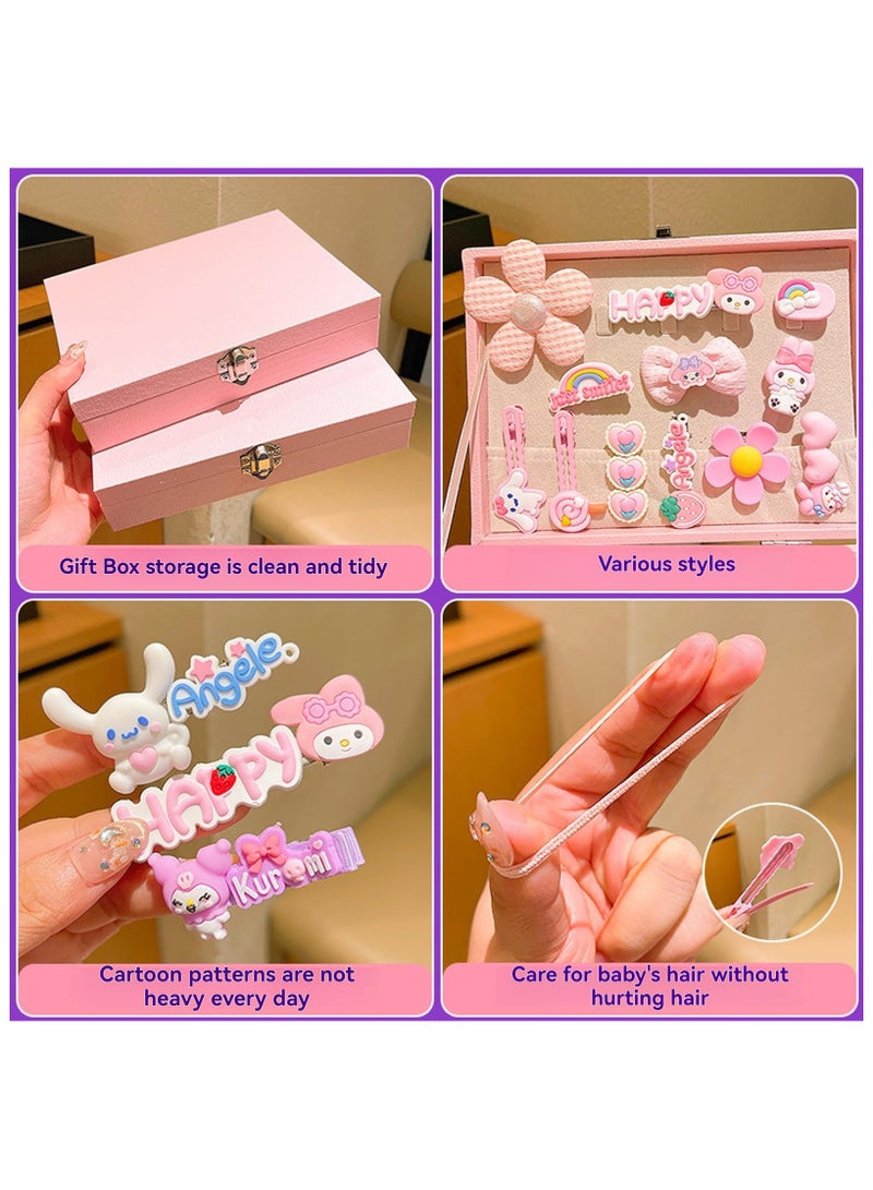 Mitoy 156PCS Hair Accessories Set, Girls Hair Dress Up Kit with Jewelry Box, Hair Ties, Hair Clips, Princess Dress Up Toys Deluxe Set, Gift Toys for Age 3 4 5 6 7 8 9 10 Girls Kids Toddlers (Pink) - Image 3