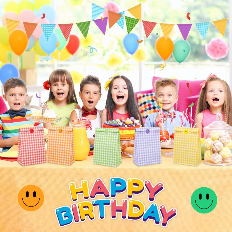 Wercokt 20Pcs Party Gift Bags With Stickers  9 X 5.9 X 3.1 Inches  Colorful Small Gift Bag  Birthday Goodie Bags For Kids  Baby Shower  Halloween  Wedding - Image 5