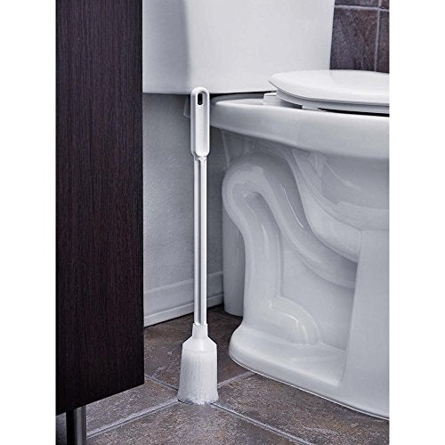 Fuller Brush Toilet Bowl Cleaner Brush – Antimicrobial Toilet Swab with Soft Non-Scratch Head, Long Handle, Deep Cleaning Under Rim (Pack of 1) - Image 4