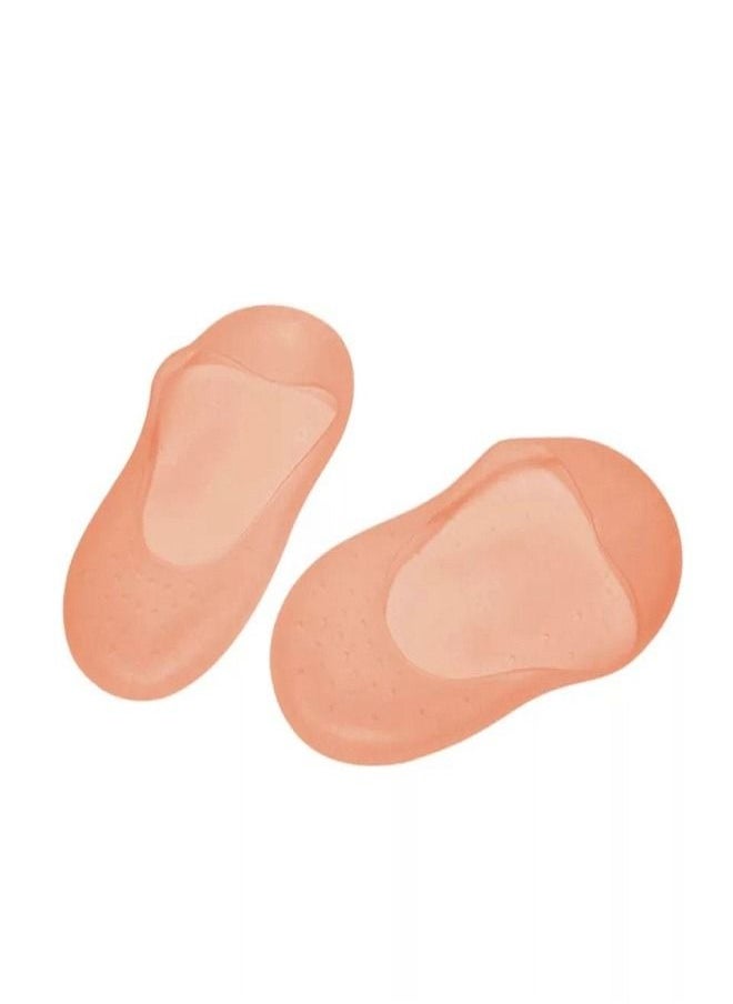 Generic Anti Crack Full Length Silicone Foot Protector Moisturizing Socks Beige  - Image 5